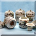P13. Asian porcelain wine cups. 